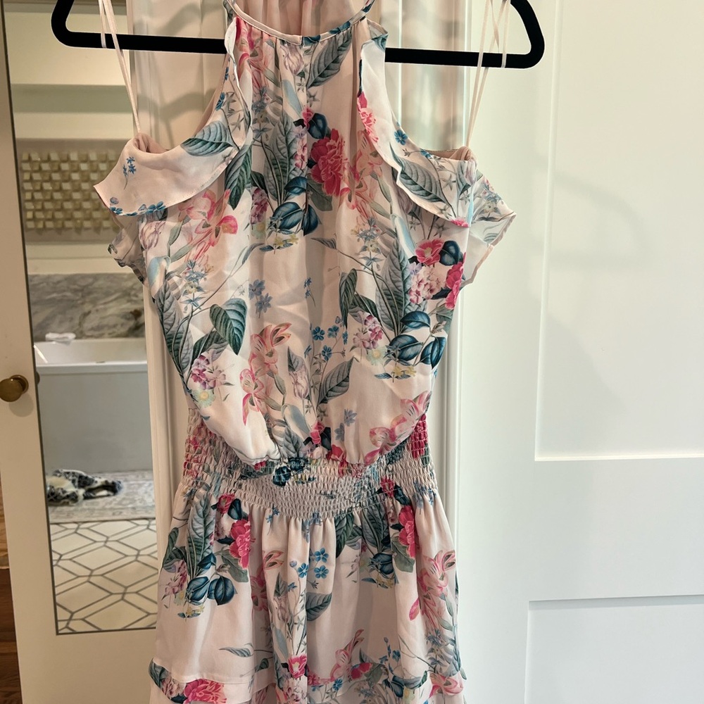 Parker Floral Halter Neck Dress